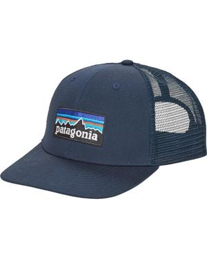 Patagonia Casquette P-6 LOGO TRUCKER HAT - Bleu