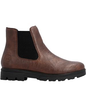 Rieker Boots Bottine Cuir - Marron