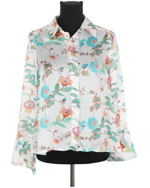 Charlie Joe Blouses Blouse blanche - Bleu
