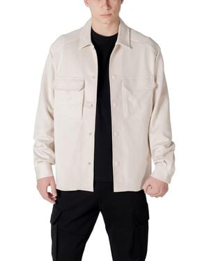 Antony Morato Sweat-shirt REGULAR FIT WITH LOGOED RUBBER FLAG MMSL00744-FA150178 - Neutre