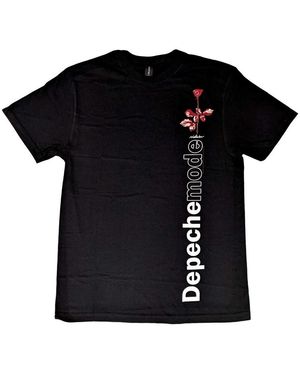 Depeche Mode T-Shirt Violator Side Rose - Noir