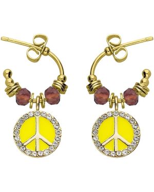 Hipanema Boucles oreilles Boucles d'oreilles Hayley yellow - Métallisé