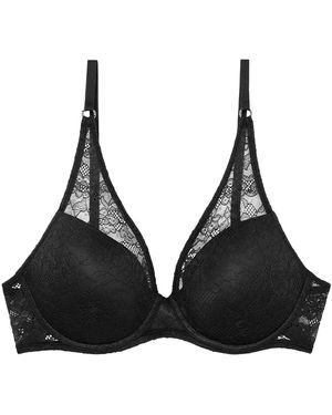 Passionata Emboitants Soutien-Gorge Plongeant Avec Armature Et Rembourrage Simone - Noir