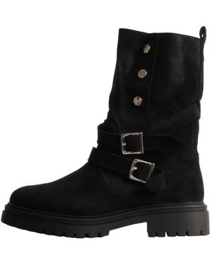 Poti Pati Boots Bottines À Brides - Noir