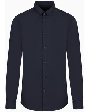 EAX Chemise Chemise classique - Bleu