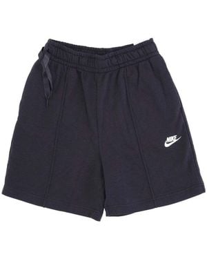 Nike Short Sportswear Highrise Fleece Dance s - Bleu