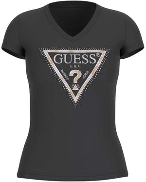 Guess T-Shirt Korte Mouw - Zwart