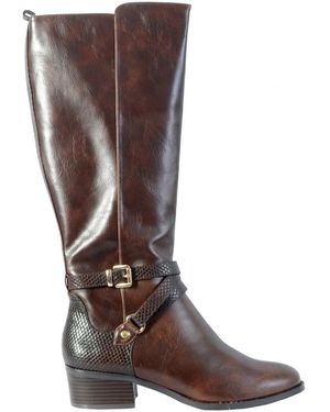 The Divine Factory Boots Bottine QL4058 - Marron