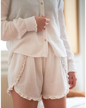 Celeste Korte Broek Lisa - Naturel