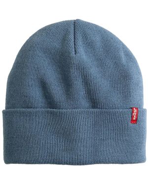 Levi's Muts Slouchy Tab Beanie Horizon E - Blauw