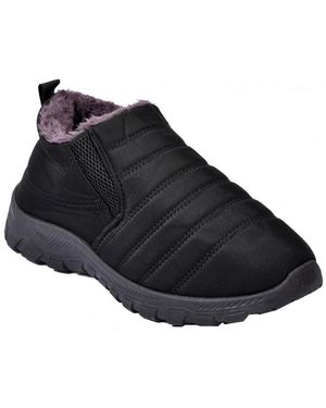 Ozabi Chaussons Charentaise Homme Pantoufle Premium 24K88R1 - Noir