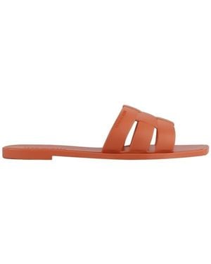 Lemon Jelly Mules Zaya Sandals - Rust - Rose