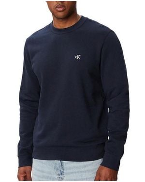 Calvin Klein Sweat-Shirt Terry - Bleu
