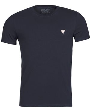 Guess T-Shirt Cn Ss Core Tee - Blu