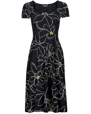 Desigual Abito Corto Vest_Margaritis - Nero