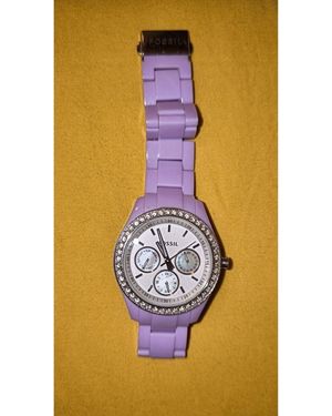 Fossil Montre Montre mauve - Métallisé