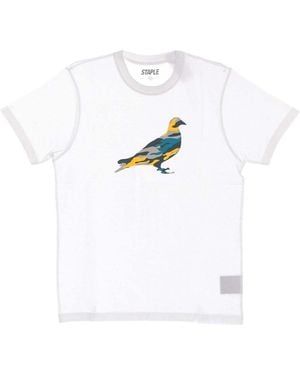 Staple T-Shirt Underhill Pigeon Tee - Blanc