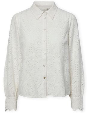 Y.A.S Blouses YAS Noos Holi Shirt - Snow White - Blanc