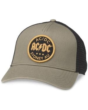 American Needle Casquette SMU679A-ACD VALIN - ACDC-OLIVE BLACK - Vert