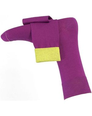 von Jungfeld Chaussettes Chaussette Burgund - Violet