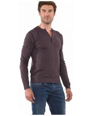 Kaporal Gilet Pull Elmi Shale - Bleu