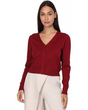 La Modeuse Gilet Gilets, Cardigans Pour Femme - Rouge