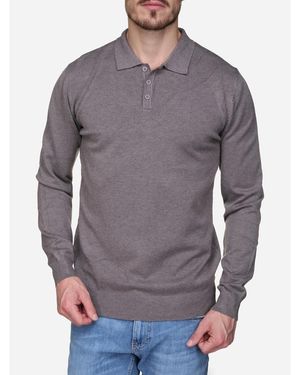 Kenzarro Polo Ld-69052 Col Polo - Gris