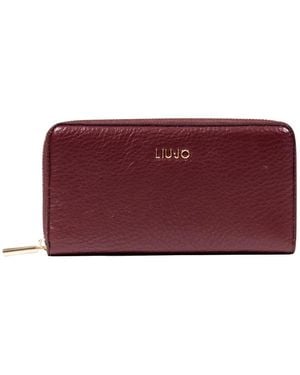 Liu Jo Portefeuille ECS XL ZIP AROUND AF5170 E0027 - Rouge