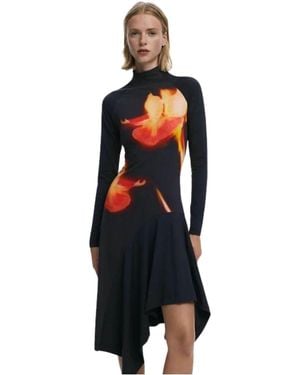 Desigual Robe 25WWVK40 - Bleu