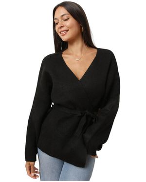 La Modeuse Gilet Pulls - Noir