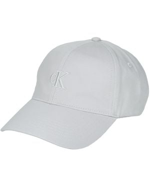 Calvin Klein Cappellino Embroidered Monogram Cap - Grigio