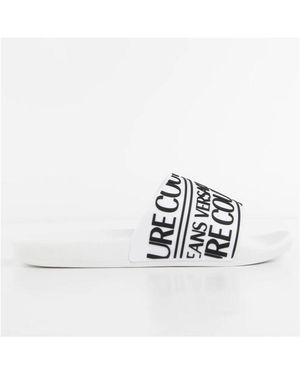 Versace Claquettes Couture - Blanc