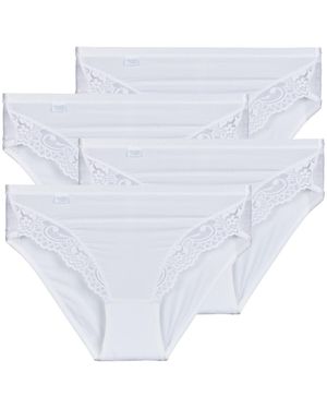 Sloggi Slips Romance Tai Pack De 4 - Wit