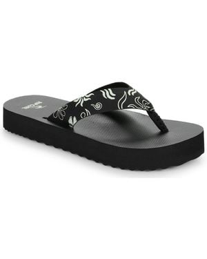 Rip Curl Infradito Holiday Platform Open Toe - Nero