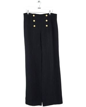 Sezane Pantalon Pantalon droit noir
