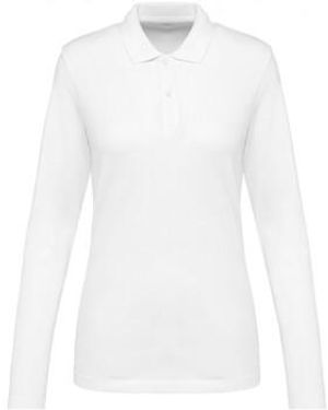 Kariban Premium Polo Polo manches longues suprima - Blanc