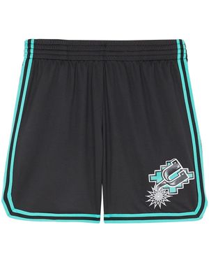 Mitchell & Ness Short Short en maille logo San Antonio Spurs - Noir