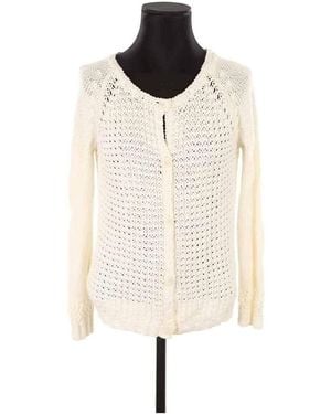 Ba&sh Gilet Cardigan en coton blanc - Neutre