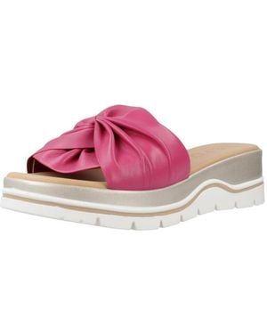 Repo Sandales Compensées 81130R - Rose