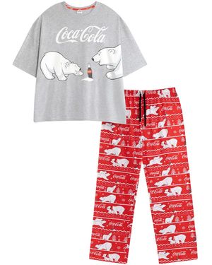 Coca Cola Ensembles de pyjama M NS9231 - Blanc
