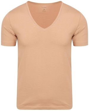 Olymp T-shirt T-Shirt Invisible Col-V - Neutre