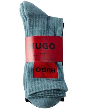 HUGO Chaussettes Gt47941 - Rouge