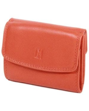 Gerard Henon Porte-Monnaie Porte-Monnaie Softline Cuir De Vachette Lisse Gh 33560 - Rouge