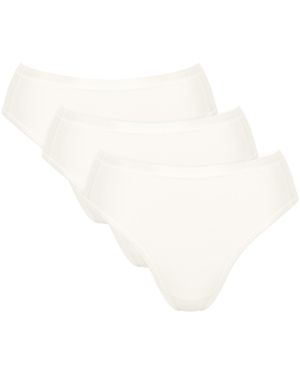 Sloggi Culottes & Slips Pack X3 Culottes Slips Taï Go Daily Cotton - Blanc