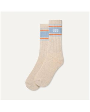 UGG Chaussettes Jedlyn Varsity Crew - Blanc