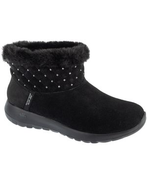 Skechers Snowboots Slip-Ins: On-The-Go Joy - Zwart