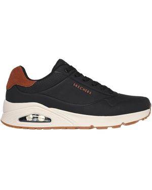 Skechers Lage Sneakers Uno Suited On Air 183004-Bbk - Zwart