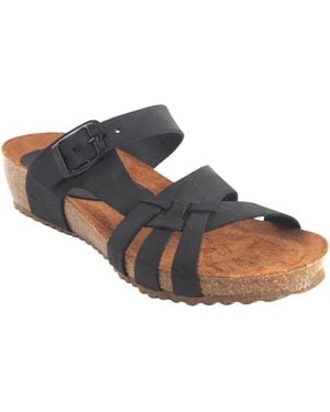 Interbios Chaussures sandale noire pour INTER BIOS 5379 - Bleu