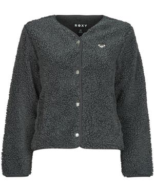 Roxy Fleece Jack Iconic Town - Zwart