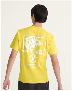 Vans T-Shirt Vn000Pewgrv1 Stacked Hi Ss Tee - Jaune
